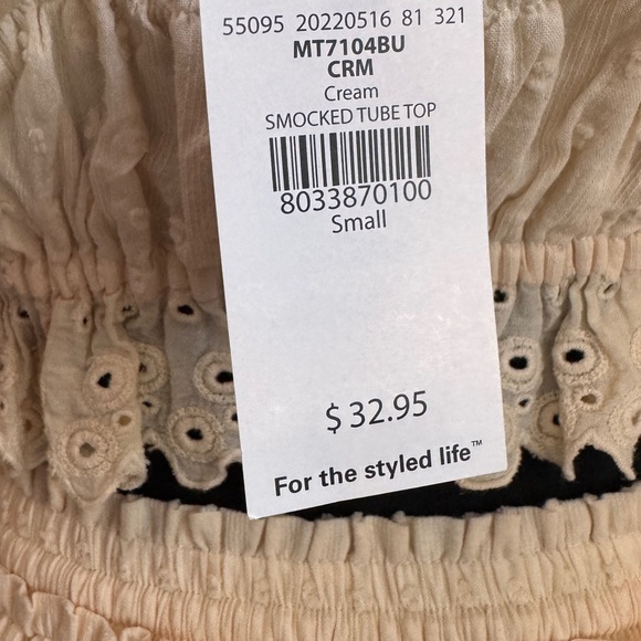 The Buckle Cream Tiered maxi Skirt and matching top NWT - Picture 7 of 8